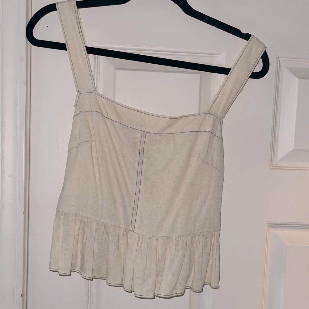 Urban Outfitters Cream Crop